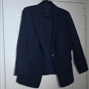 Stretch Oversized Navy ELOQUII Blazer